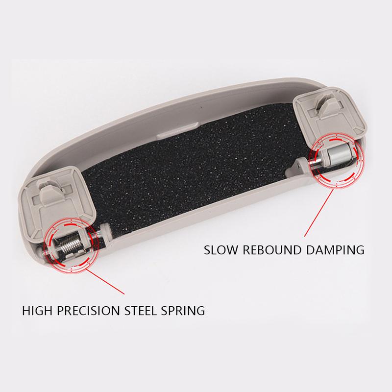 Zeratul Auto for Skoda Karoq Kodiaq 2018     ABS Car Sunglasses Holder Box Glasses Case Box Accessories
