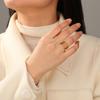  Flower of Life Rings Stainless Steel Hollow Sacred Mandala Ring for Women Men Spiritual Jewelry Gift