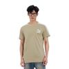 Puma T-shirt à Manches Courtes et Col Rond avec Patch Logo Série Lifestyle Sportif Hauts pour Homme Camel Clair 532291-67