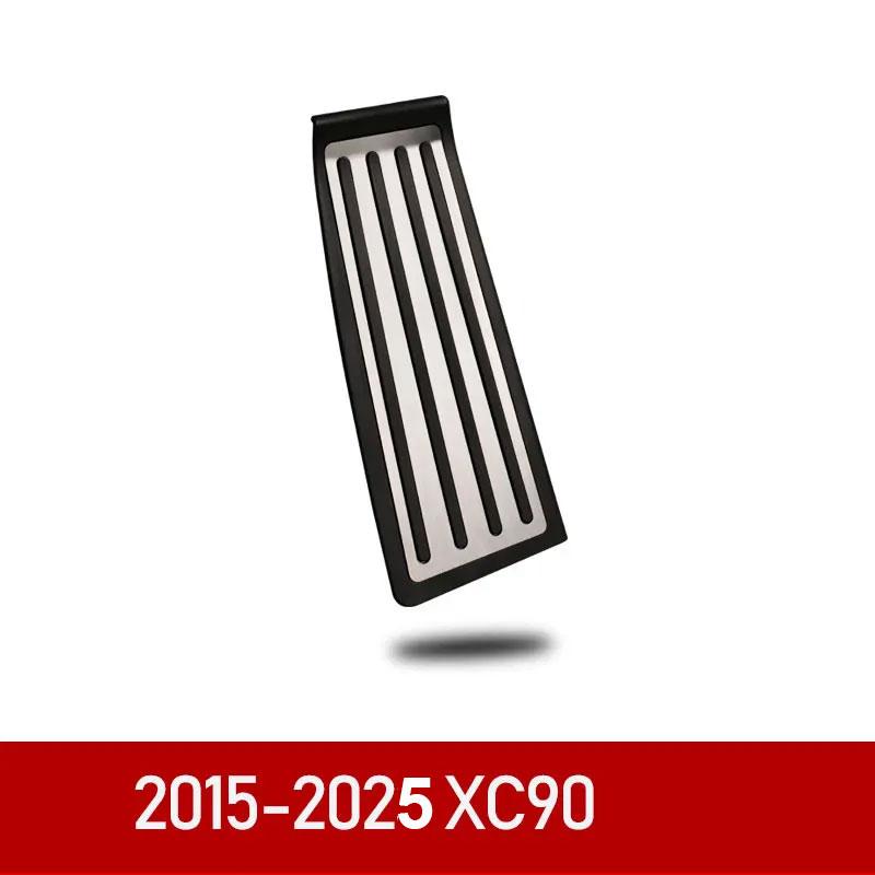 Car Accelerator Brake Pedal Footrest Pedal Plate Cover For Volvo XC60 XC90 S90 v90 s60 v60 xc40 Accessories 2022-25