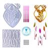 New Creative Silicone Resin Mold Dream Catcher Pendant Home Decoration Wall Hanging Ornament Silicone Molds Wolf Deer