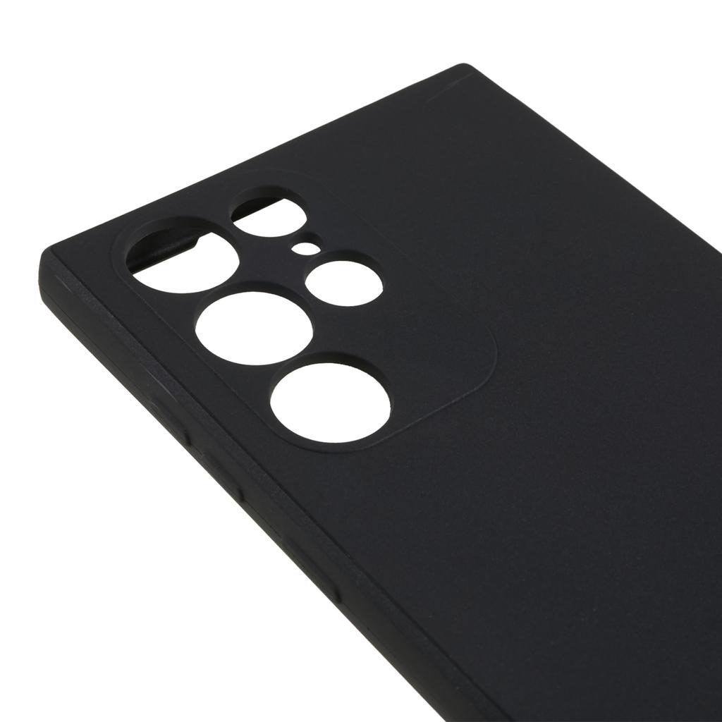 For Samsung Galaxy S22 Ultra 5G Straight Edge TPU Cover Lens Precise Cutout Candy Color Phone Case