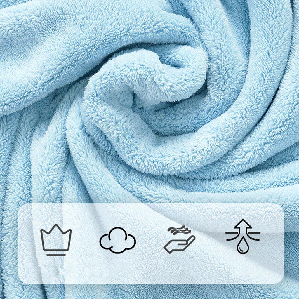 Dog Drying Towel Dog Drying Coat Absorbent Pet Grooming Clothes Shower Blanket For Bathing Cat Puppy Winter Home Outdoor Pool