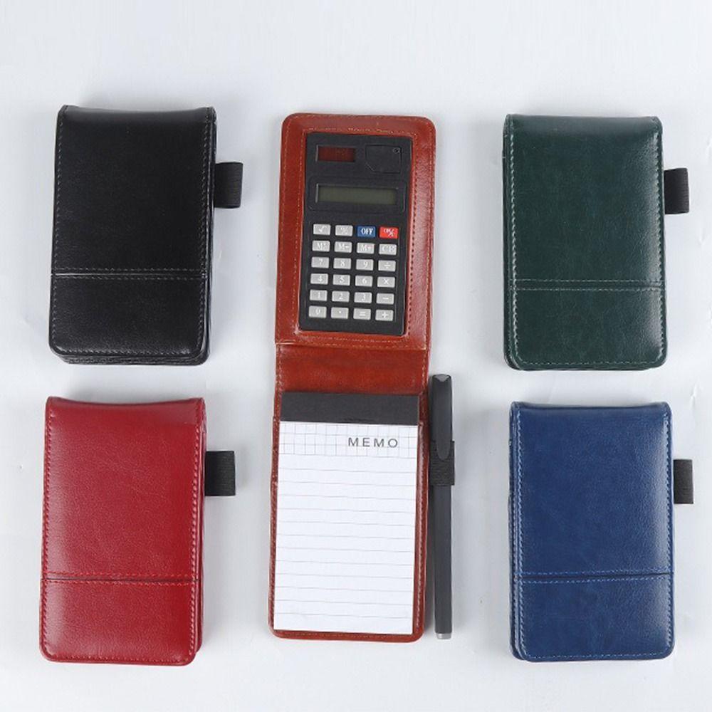 A7 Calculator Notebook Ultra-Thin Memo Pad High Quality Note-Taking Book School Office Supplies