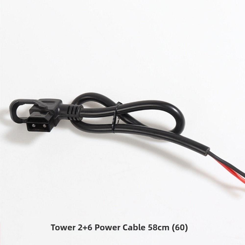 Black 2+6 Lithium Battery Charing Wire Electric Vehicle Connector Cable  for Tower Battery Cabinet