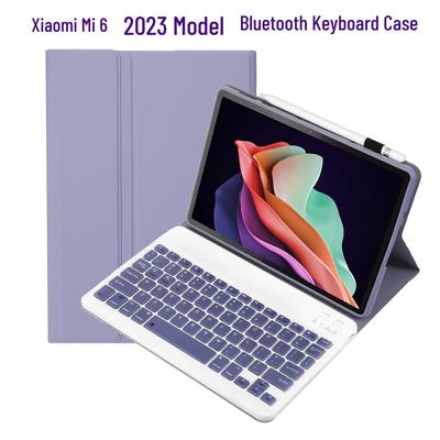 Xiaomi Mi Pad 8 & Redmi Pad 2 Protective Case with 7-Color Backlit Bluetooth Keyboard