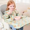 Baby Feeding Bib with Integrated Table Cover Water Resistant and Stain Resistant for Most High Chairs Comfortable Wear