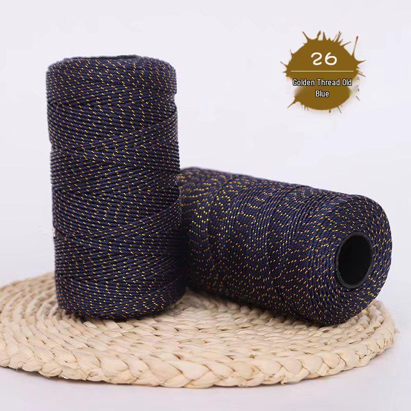 Příze z ledového hedvábí: Třívláknová příze pro ruční pletení a háčkování - Ideální na pantofle, tašky, čepice, návleky na hrnky a podsedáky do auta