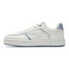 Anta Comfortable Fashion Versatile Wear Resistant Non Slip Shock Absorbing Low Top Sneakers Women Sneakers Ivory-White Dusty-Blue 122538010-3