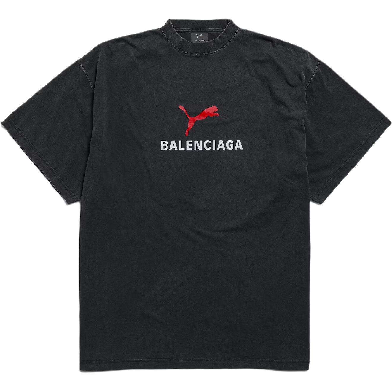 Balenciaga x Puma Oversized T-shirt `Black