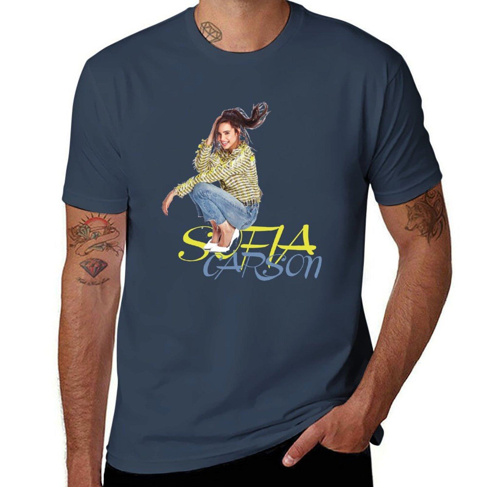 Sofia Carson TShirt Big and Tall Basic Tee Shirt S