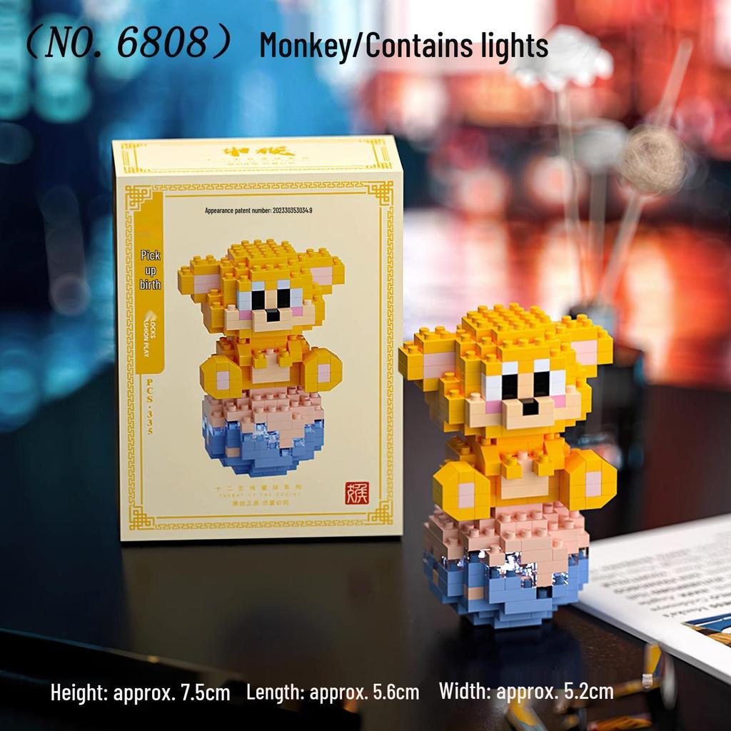 Compatible Lego Micro Cartoon Figurine Building Block - Educational Toy for Kids