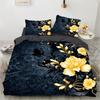 Bedding Sets 3d Duvet Cover Set 23pcs DuvetQuiltComforter Cover sets Bedding Sets bed linen Boho Damask Garden Blue butterfly