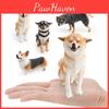 Pvc Pet Dog Animal Model Figurine For Kids Learning Corgi And Shiba Inu Static Decor