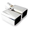 LK SHOP Stainless Steel Square Muffler Cutter for Vellfire and Voxy Dual-Exit Alphard, (30 Series), (80 Series)