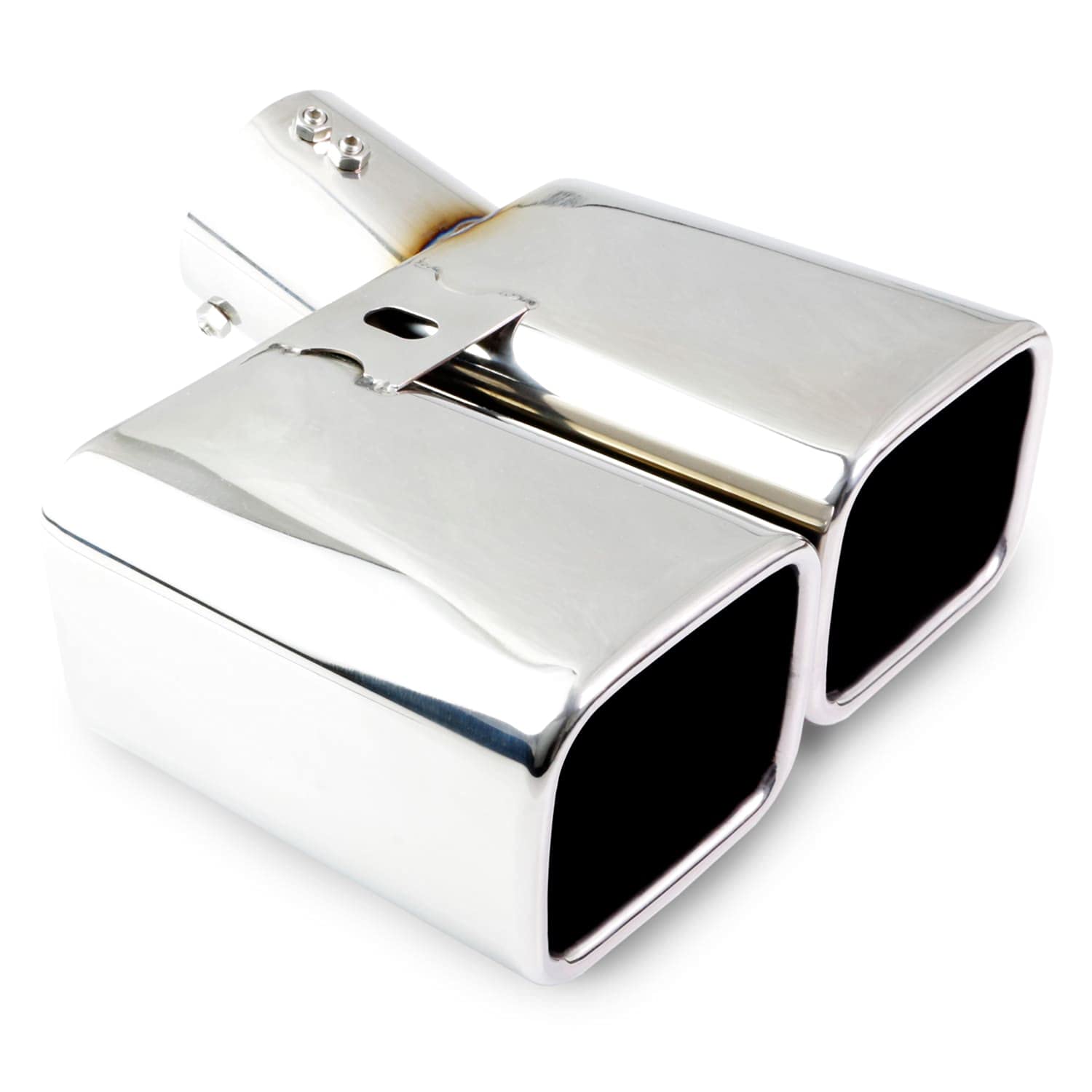 

LK SHOP Stainless Steel Square Muffler Cutter for Vellfire and Voxy Dual-Exit Alphard, (30 Series), (80 Series)