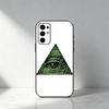 I-Illuminati  Phone Case For Samsung S25,S24,S21,S22,S23,S30,Ultra,S20,Plus,Fe,Note,5G Black Cover