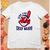Summer New Cleveland Indians Exclusive Chief Huau T-shirt - Women's and Men's Pure Breathable Short Sleeve Shirt
