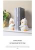 Creative Duck Bookend: Resin Ornament for Bookshelf, Living Room, Bedroom Decor
