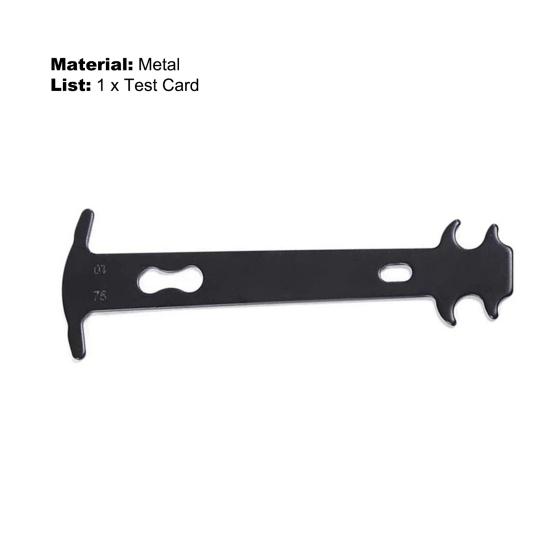 Riglă pentru lanț de bicicletă Piese de reparație solide Verificator de uzură a lanțului de bicicletă ușoară pentru MTB