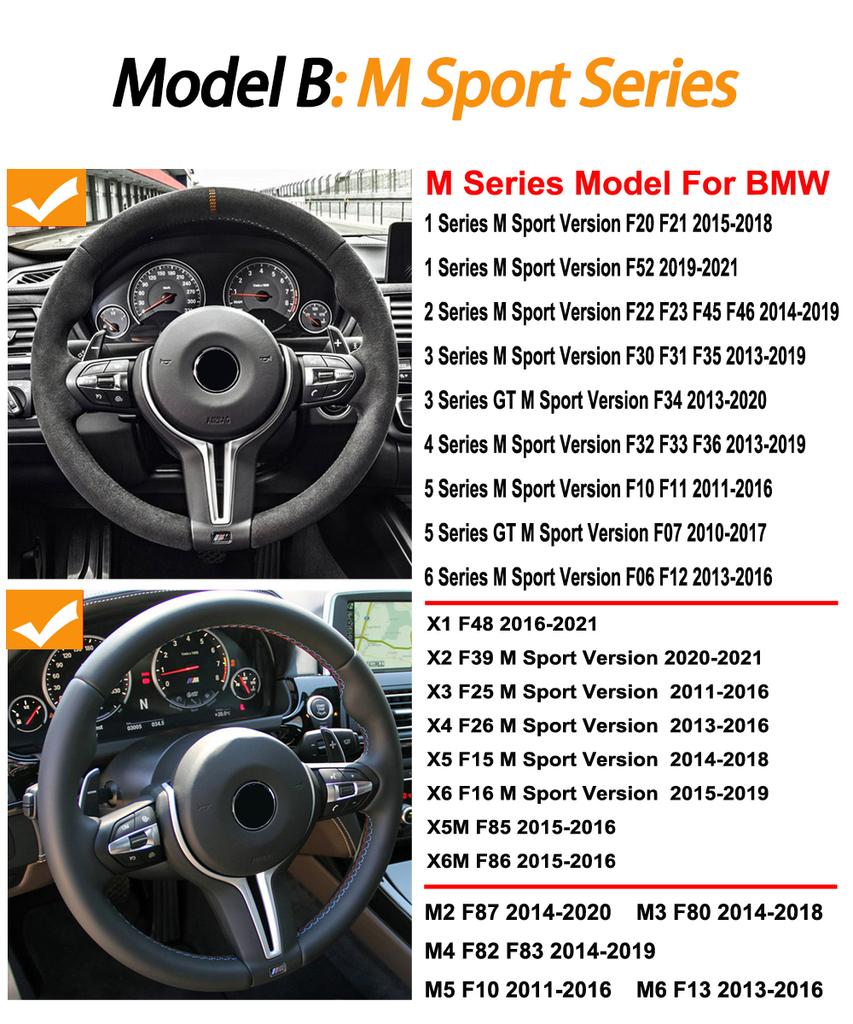 Motor Sport Models Steering Wheel Button Control Knob Keys For BMW M Series F10 F11 F30 F34 F01 F02 F07 F06 F12 F25 F26 F15 F16