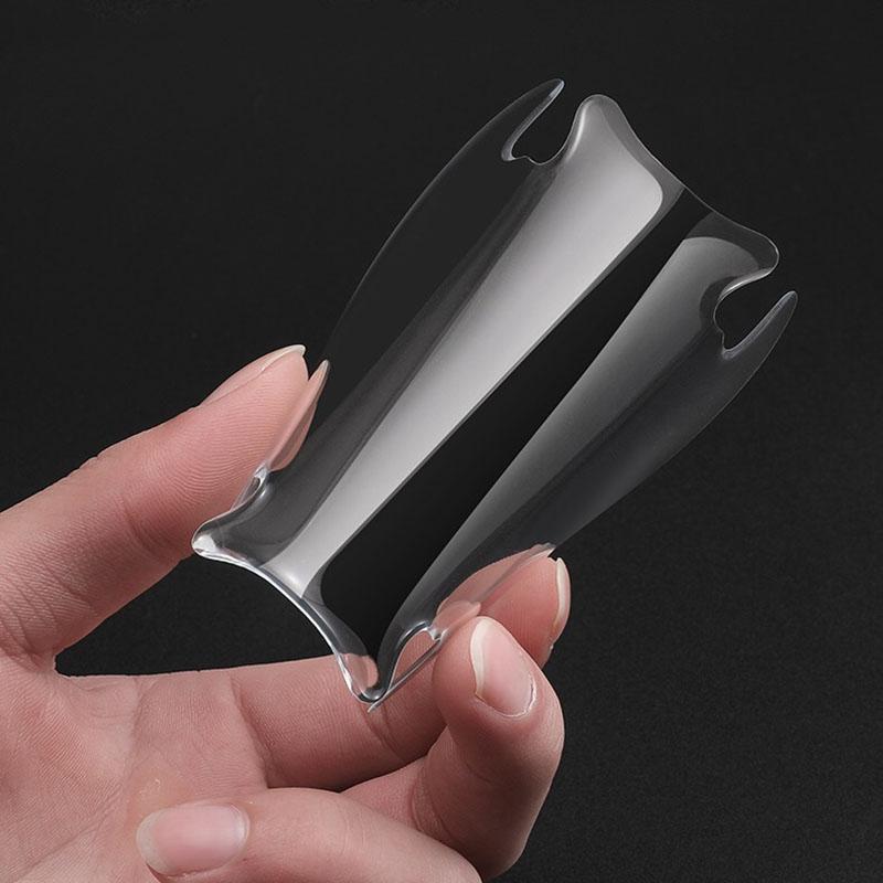 Car Door Handle Bowl Scratch Protective Invisible Transparent Stickers Silicon Rearview Mirror Anti-collision Protection Strip