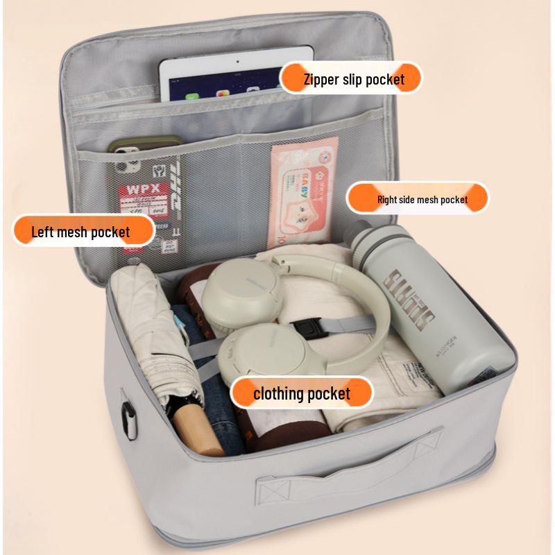 Travel Duffel Bag: Oxford Fabric Rolling Luggage and Storage Bag