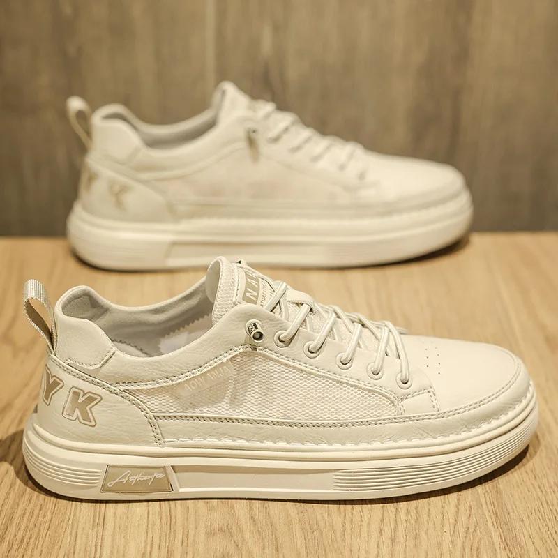 

Fashion Men s Sports Shoes Hot-selling Mens Casual Shoe Soft Comfortable Odor-resistant Fashion Male Walking Shoes Tenis Masculino 44 бежевый