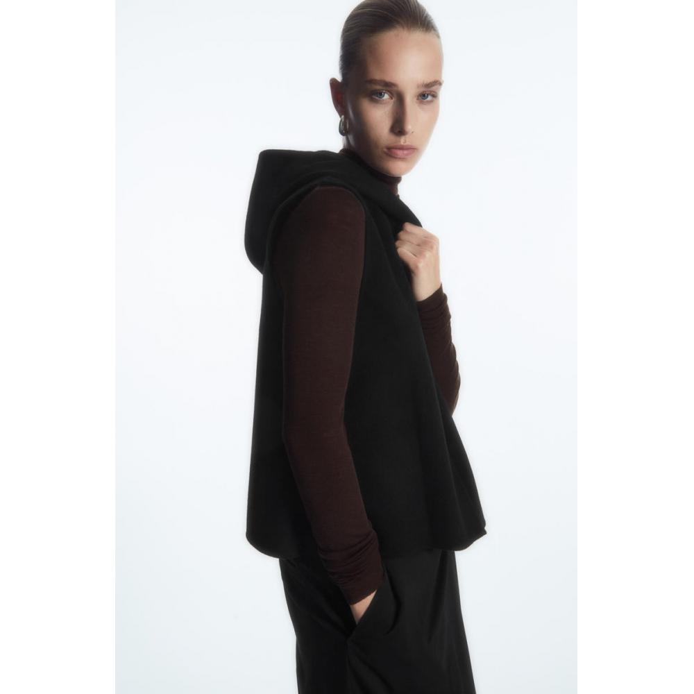 

COS Japan двусторонний гибридный жилет с капюшоном