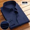 Men's Striped Long Sleeve Shirts Autumn Anti-wrinkle Business Shirt Fashion Casual Comfortable Breathe Slim Fit Shirts