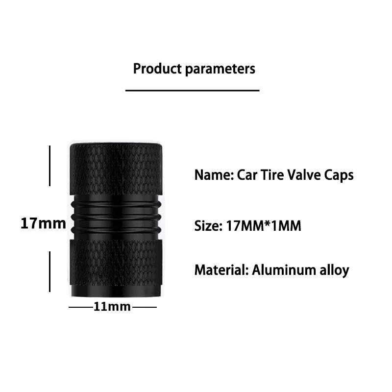 4Pcs Knurled Anti-Slip Metal Tire Valve Stem Caps With BMW M Logo Universal Auto Wheel Air Dust Caps Stem Caps1