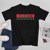 More Design Morocco Flag Moroccan Unisex Tshirt Tees Tshirt Oneck T Shirts Unisex Boys Clothing 100 Cotton