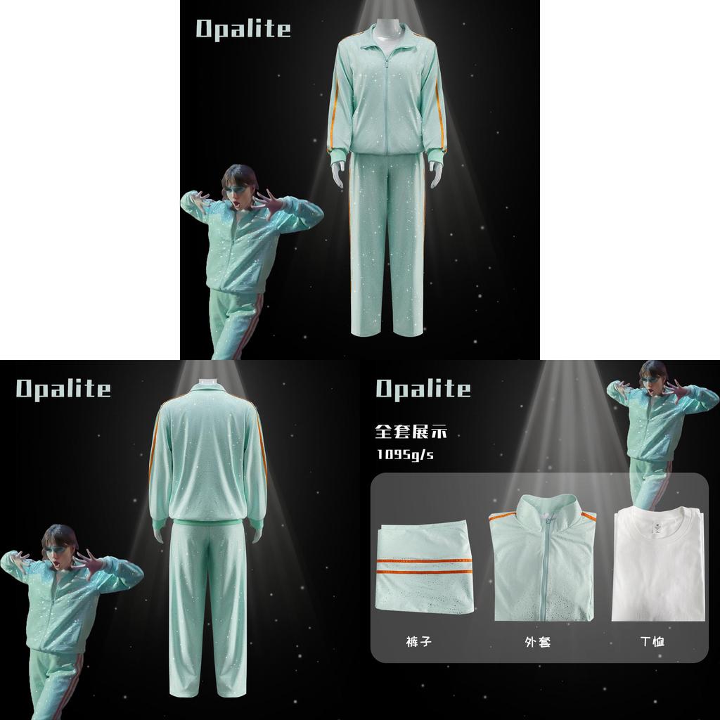 Taylor Cosplay Costume Set With Sequined Lounge Pants For Halloween Themed Parties