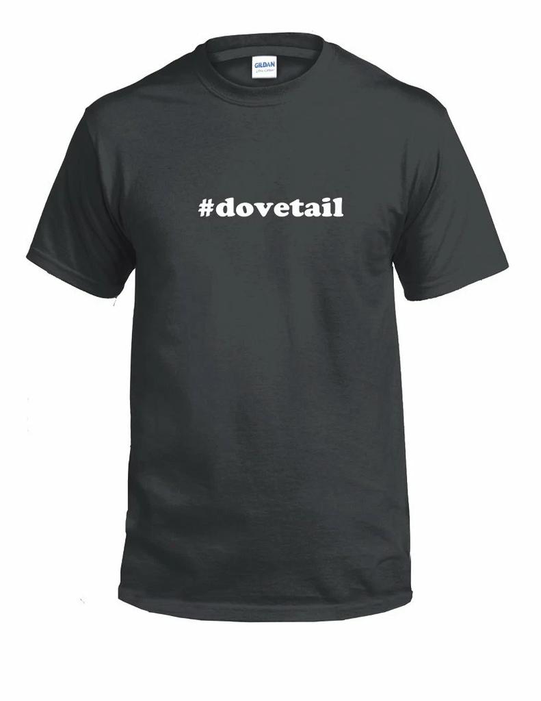 #dovetail Hashtag Dovetail Funny Gift White Black Cotton Tee Shirt