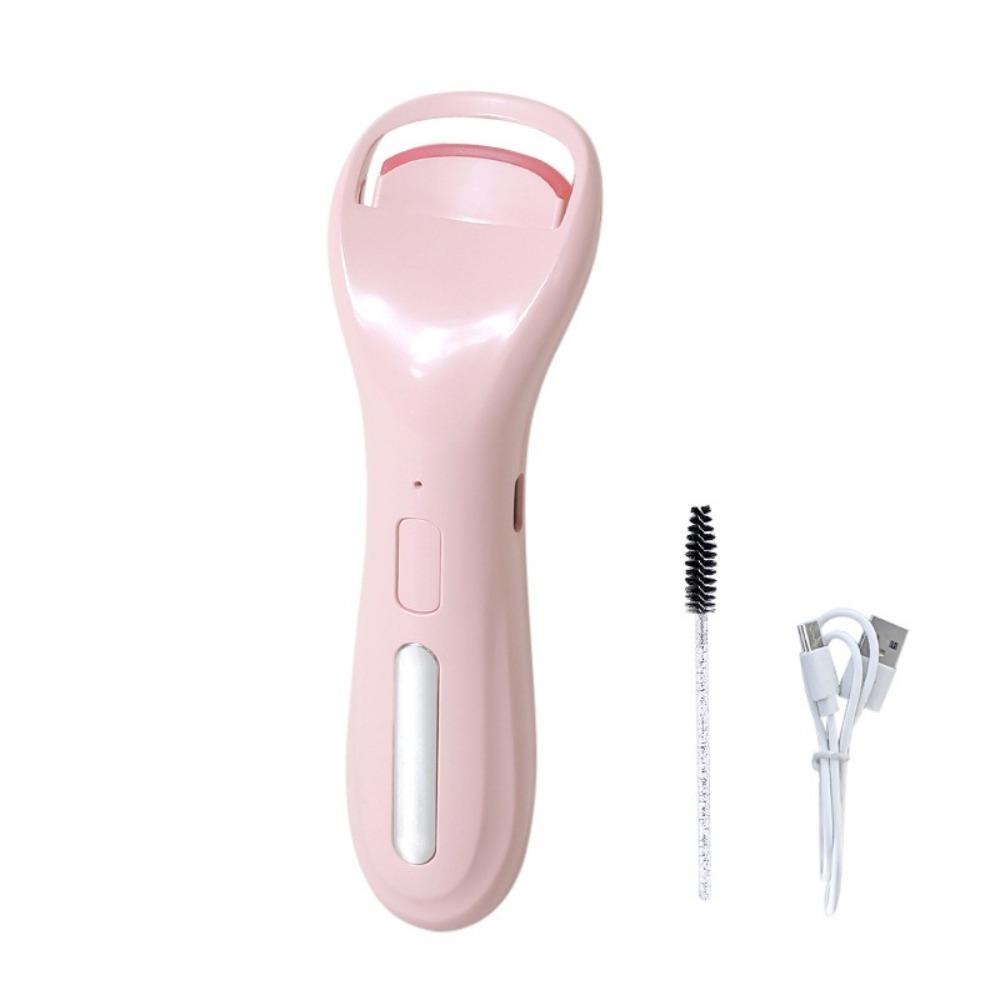 Lasting Curling Electric Eyelash Curler with 3 Temperature Fast Heating Heated Eye Lash Curlers Safe Control Comfortable Grip