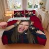 3Pcs Energetic Youthful Expression Bedding Sets For All Sizes New 3D Printed Bed Cover Comforter Duvet Cover Pillowcase Bedroom Decoration