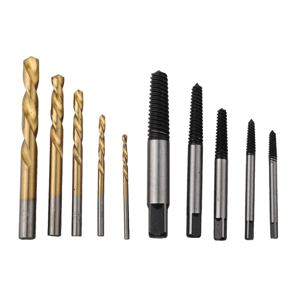 For DIY Repairs Spiral Flute Removers Drill Bit Set For DIY Projects Broken Screw Removal Tool Kit Power Tool Accessory