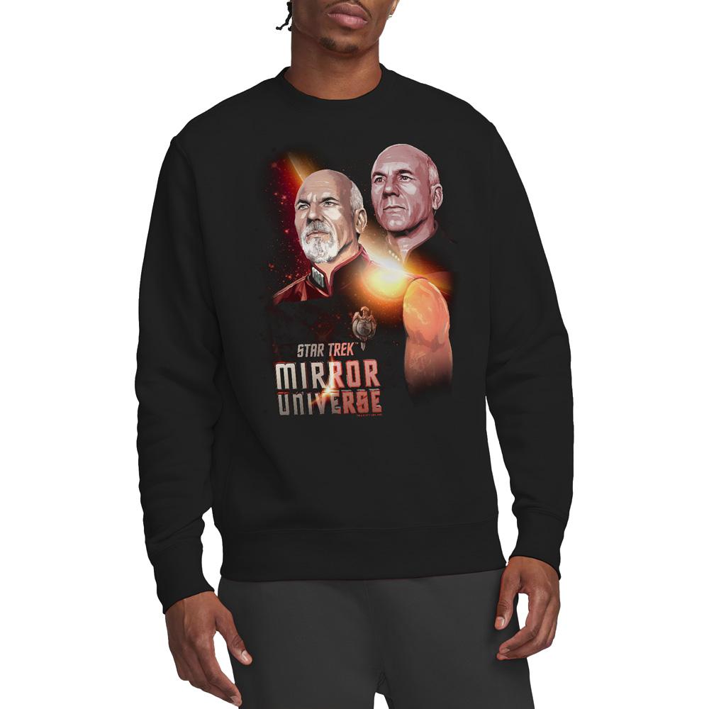 Star Trek Unisex Adult Mirror Jean-Luc Picard Sweatshirt