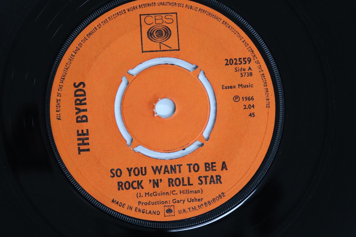

7inch Record BYRDS - So You Want To Be A Rock n Roll S 202559 CBS 1967 UK Rock Used