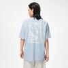 Li-Ning SS23 Inspired Prints Loose Round Neck T-Shirt Men Tops Sky-Blue AHST203-2