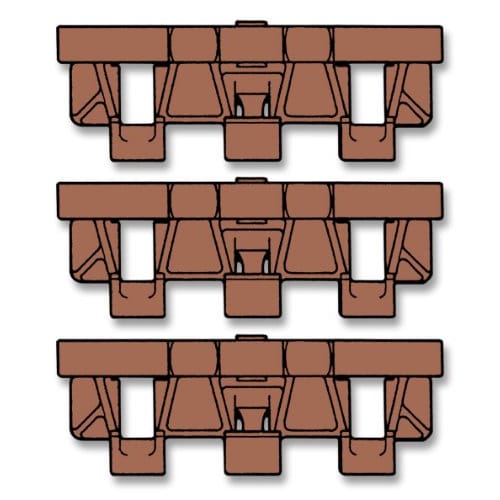Modelkasten 1/35 12.8cm Anti-Tank Self-Propelled Gun Tracks (Workable)
