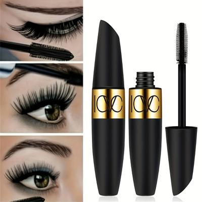 4D Waterproof Dense Curl Black Mascara Thickening and Long Curl Long Mascara Eye Makeup Stage Makeup Sensation