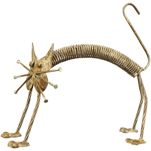 Decorative metal cats for the garden rusty cat decorative kitten