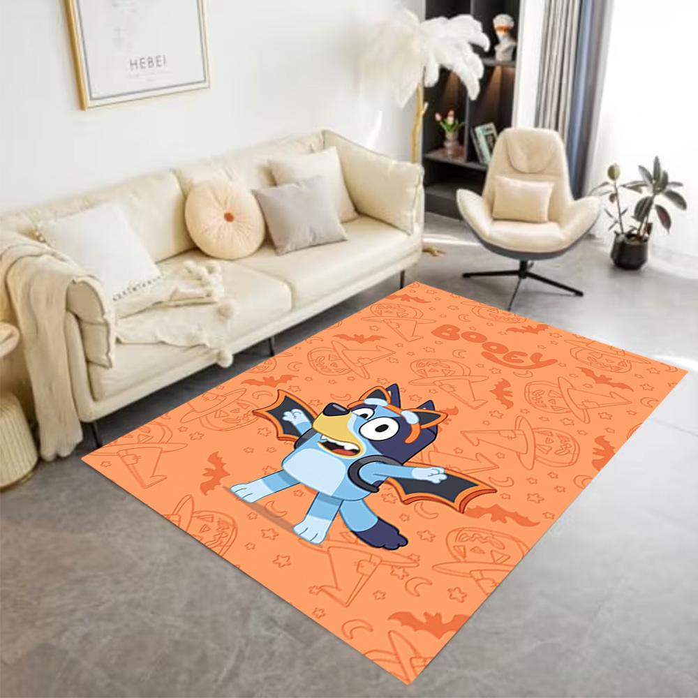Bluey Bingo Adventure Carpet Suitable for Balcony Entryway Hallway Dining Room Antislip Carpet Decorate Offices Perfect Gift for Friends & Family