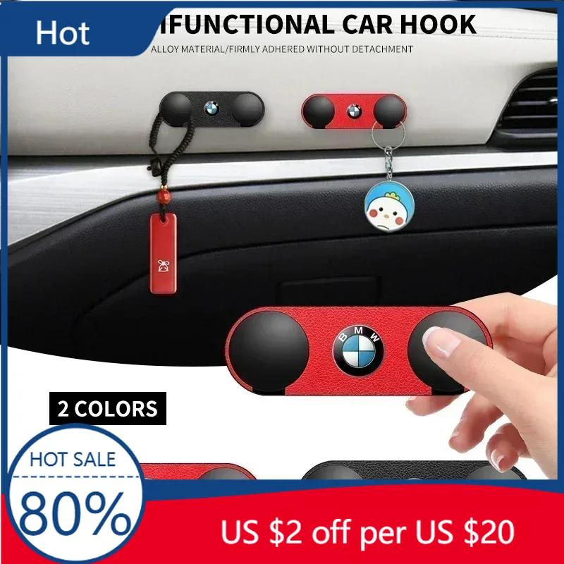 New 2025 E90 For BMW Car Sticky Hook USB Cable Double-Hook Organizer Car Accessories For BMW 5 7 X3 X4 X5 X6 F Series F01 F