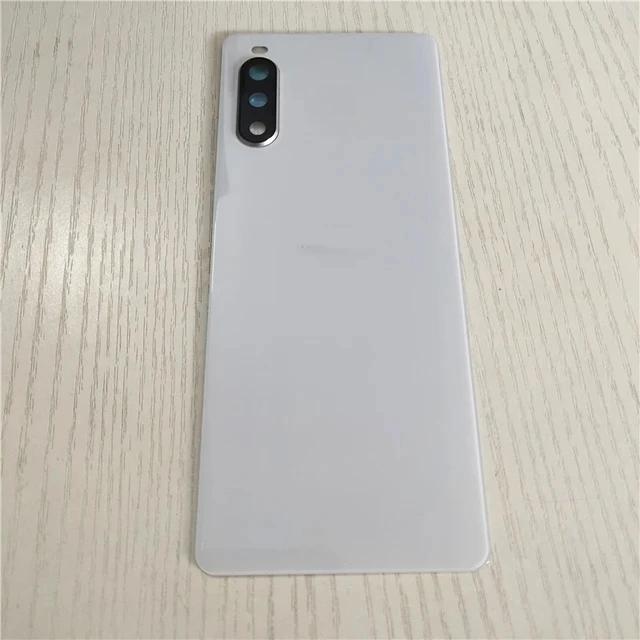 Glass Back Cover For Sony Xperia 10 II Back Housing Cover Rear Repair Parts With Adhesive