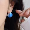 Blue Earrings, Niche Temperament Light Luxury Earrings
