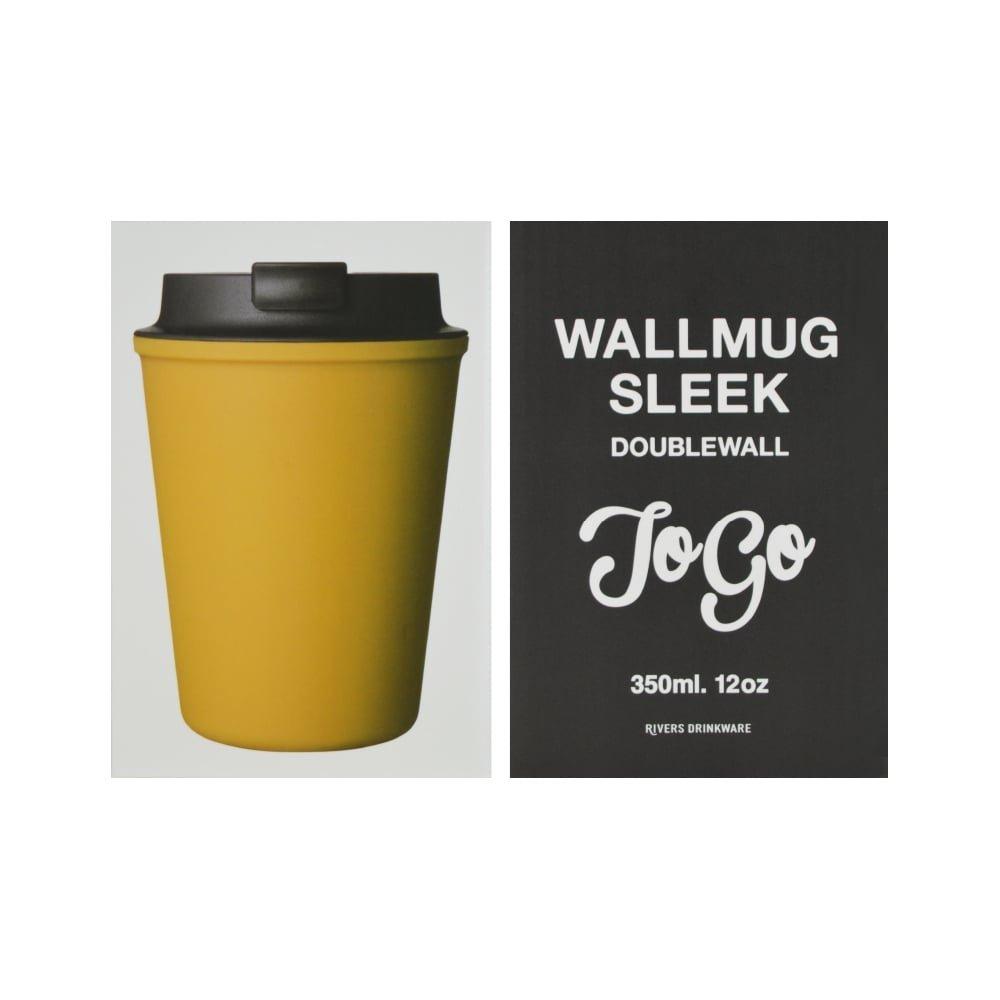 Rivers Wall Sleek Mustard Mug, (SLMU)