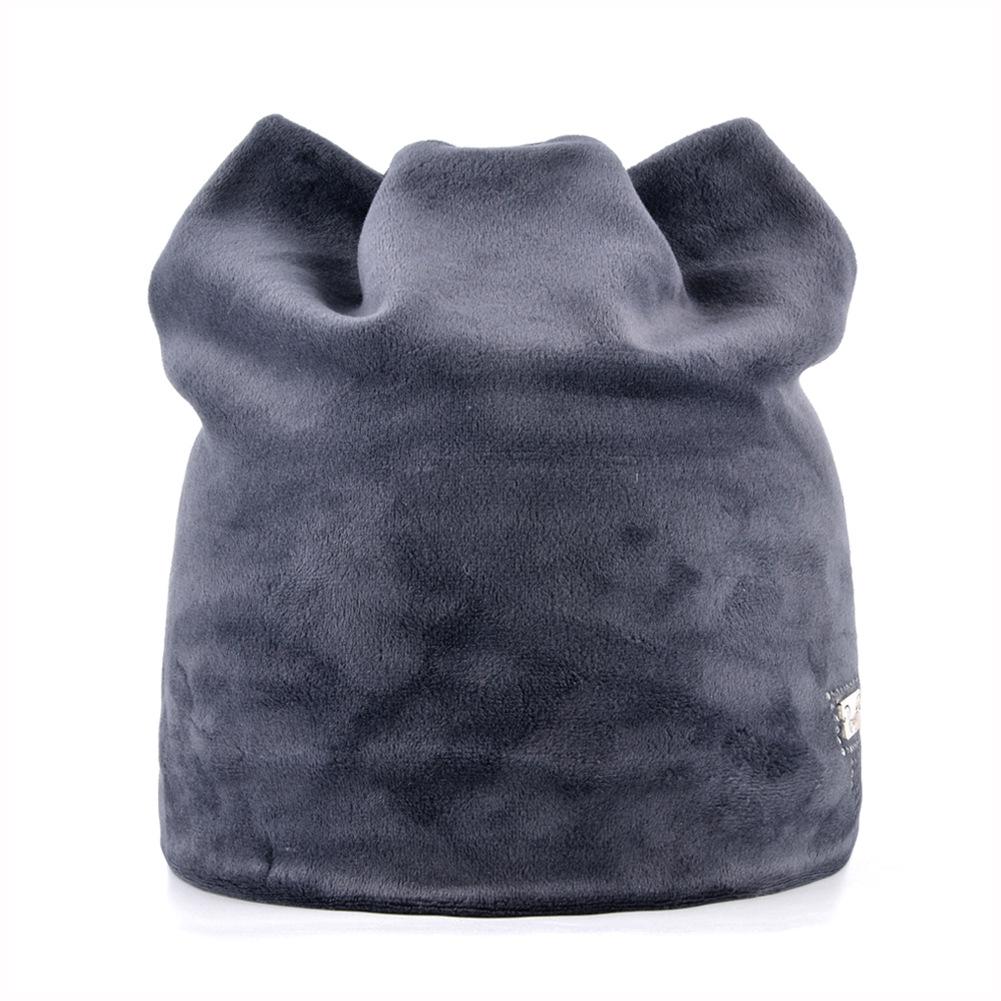 Modische Herbst/Winter Damen Katze Ohr Mütze Turban Hut