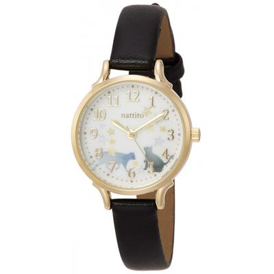 [Fieldwork] Reloj Fieldwork Analógico Syrup Correa de Cuero GY006-5 para Mujer Negro